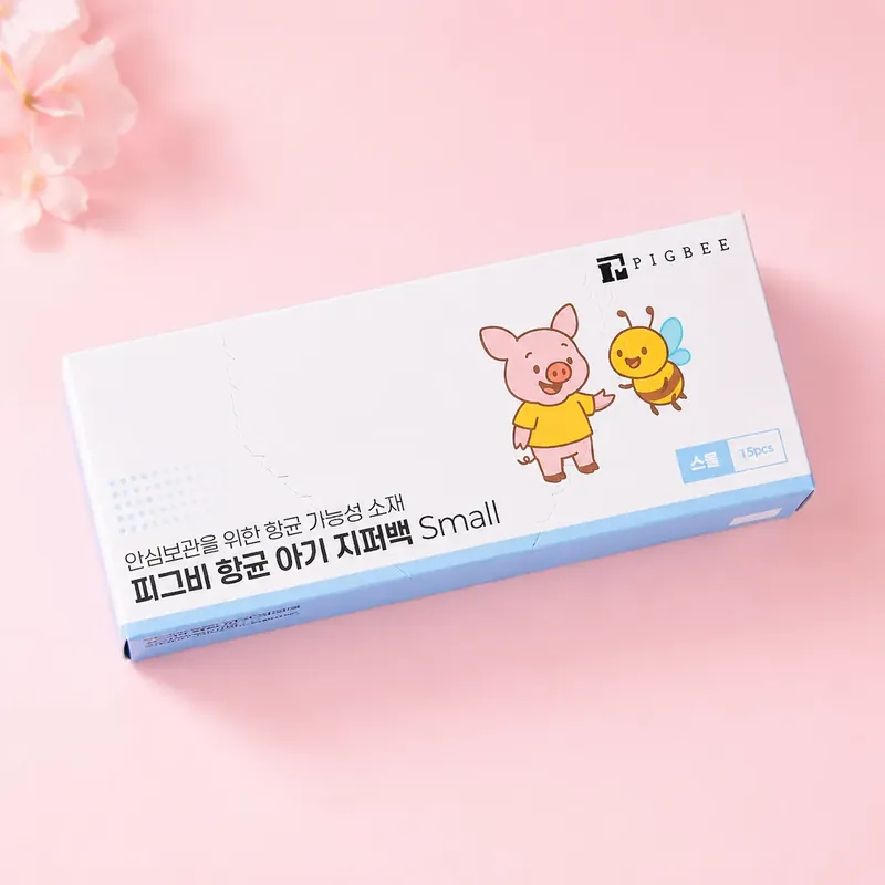 피그비 항균 아기 지퍼백